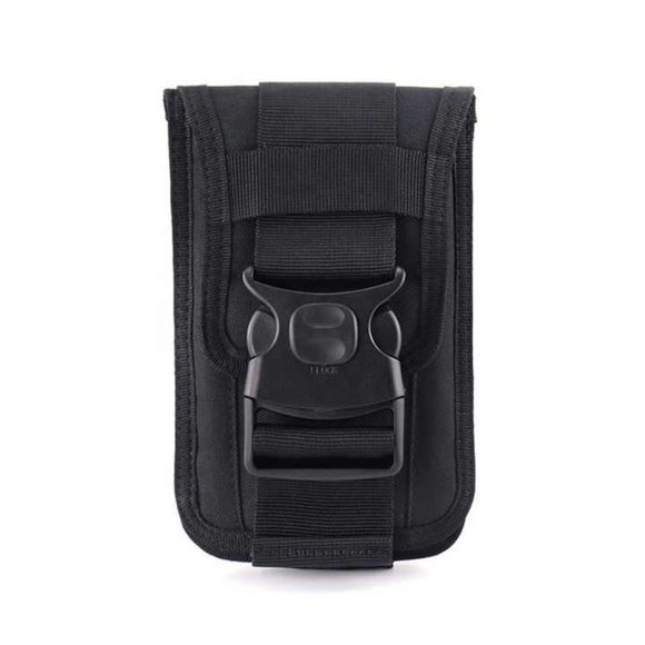 Universal Compact Nylon Waist Bag Pouch Fasten Lock Card Holder Organizer Combo - Picture 3 of 14